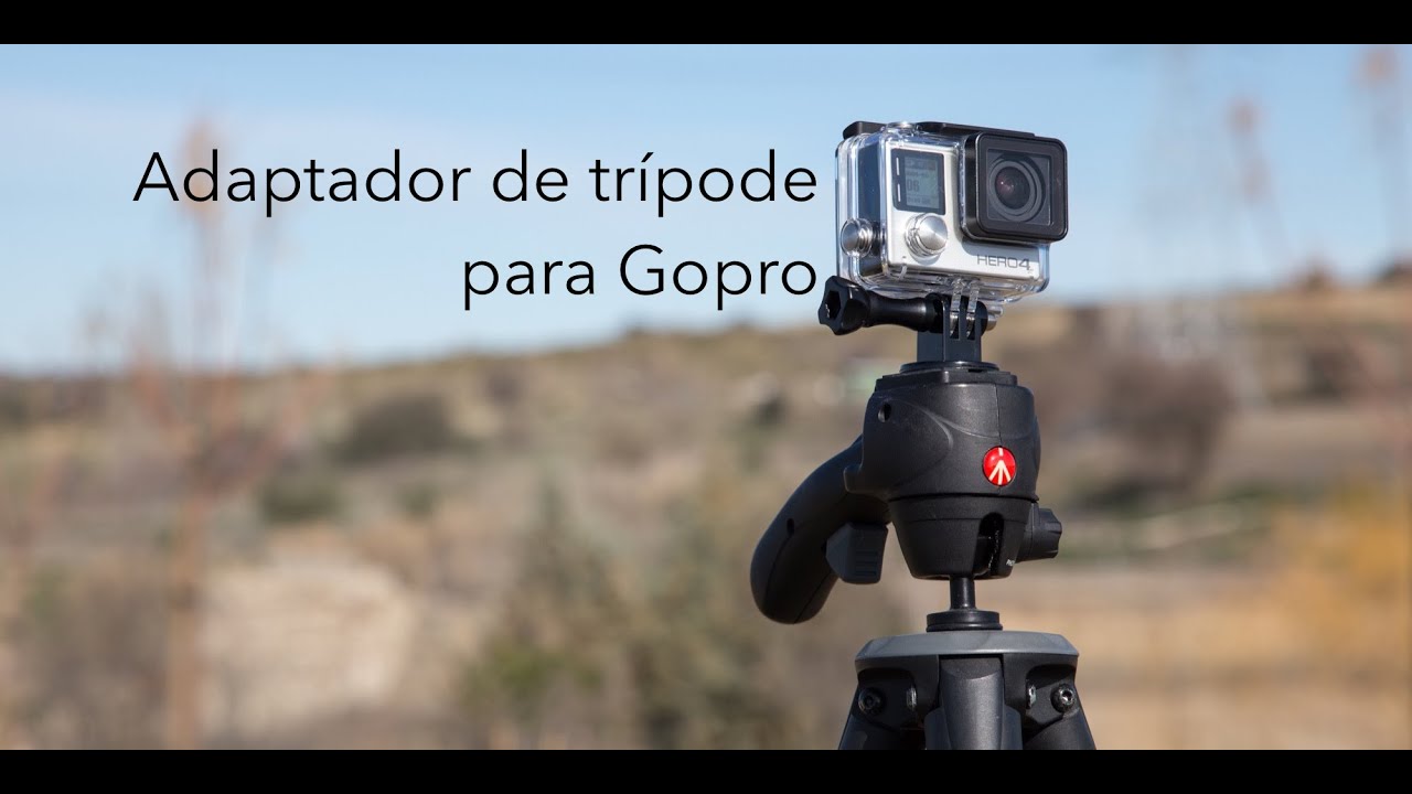 Soporte adaptador de trípode para Gopro análisis en español 