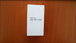 Unboxing Samsung Galaxy S3 III (Marble White) GT-i9300