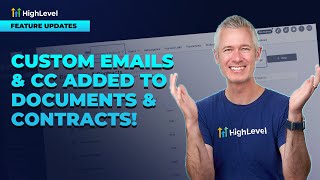 Custom Emails & CC Added to Documents & Contracts!
