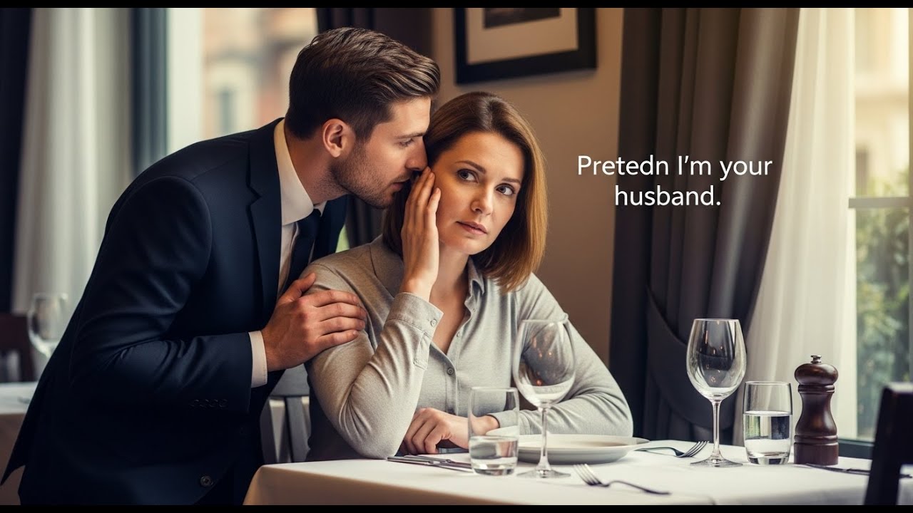 Single Mom Sat at a Table for One — Until the CEO Appeared and Whispered: “Pretend I’m Your Husband”