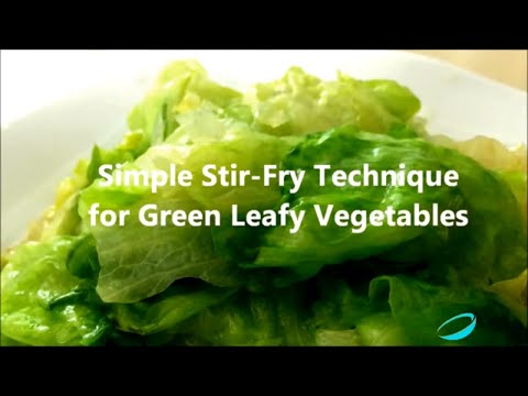Stir-Fried Lettuce with Garlic 蒜香萵苣 ♥ Learn How to Stir-Fry Leafy Vegetables!