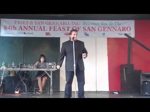 "CARA MIA" Performed by "JOHN RICCI" San Genaro Fe...