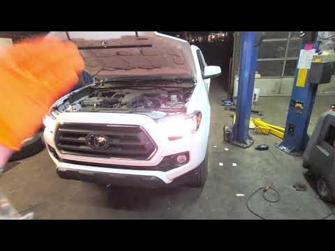 2020 Toyota Tacoma Headlight Bulb Replacement, Turn Signal Front Bulbs