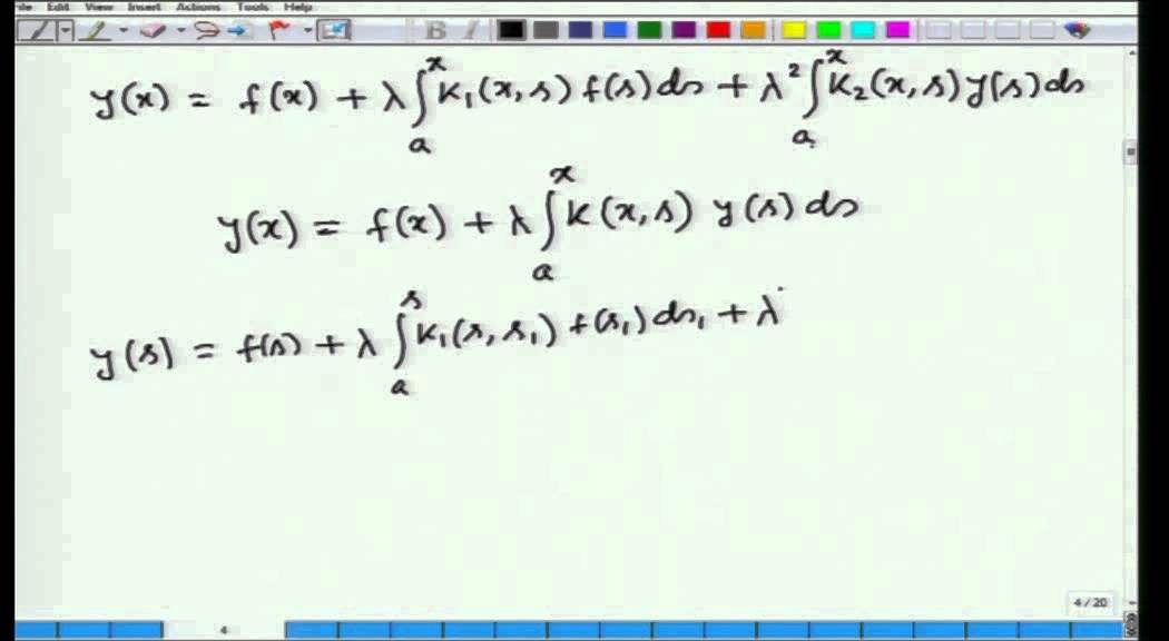 Mod-01 Lec-27 Calculus of Variations and Integral Equations - YouTube