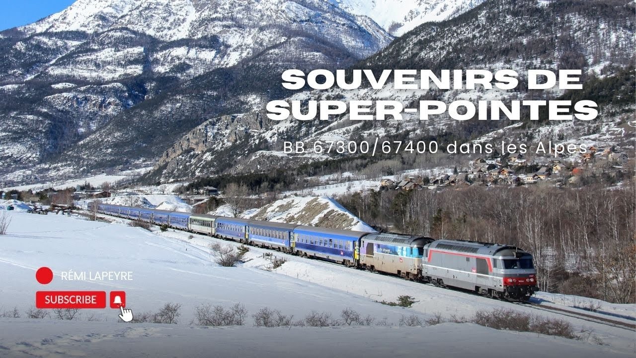 Souvenirs de super pointes - BB67300/67400 dans les Alpes