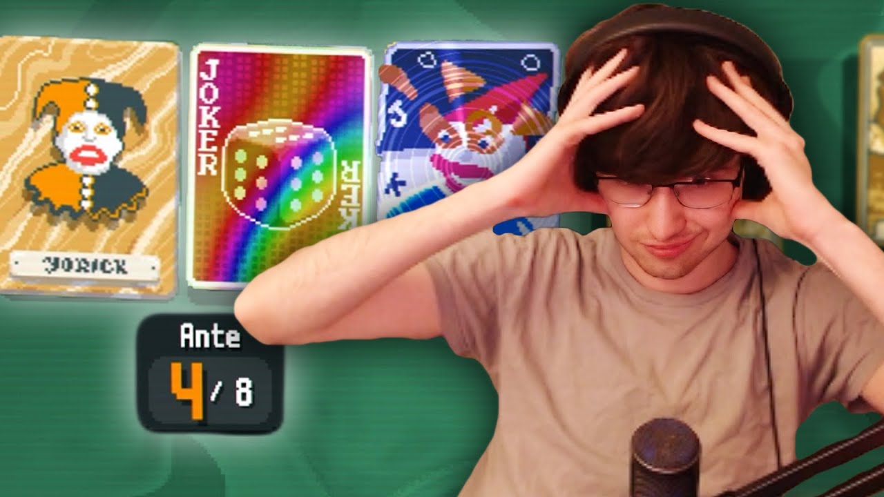 Super throws the luckiest Balatro run