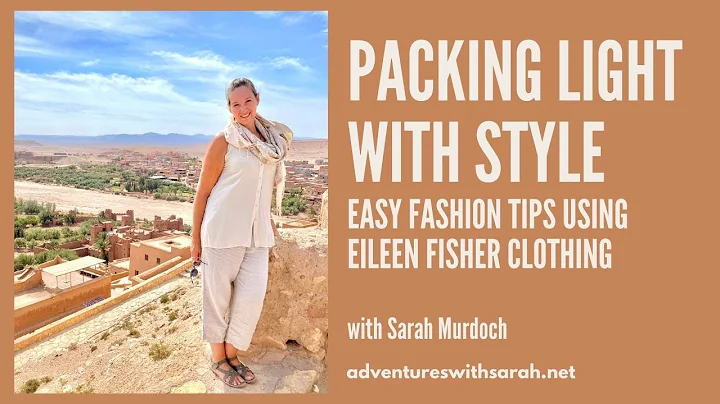 Packing Light with Style using Eileen Fisher Cloth...
