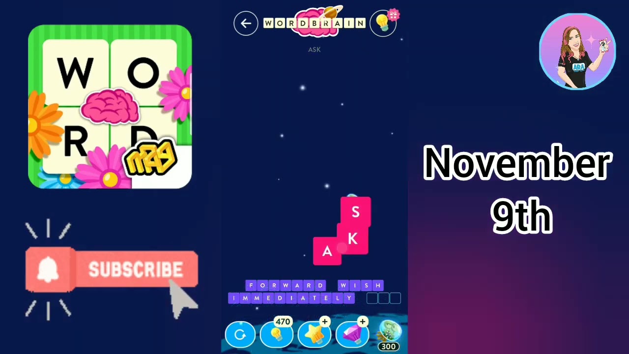 WordBrain - Space Brain Event November 9, 2022 Solution