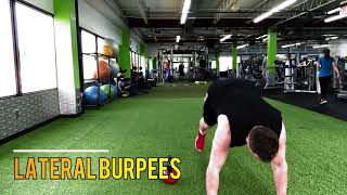 Lateral Burpees | Burpee Varlation