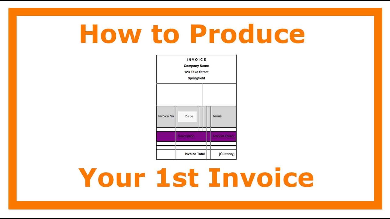 How to Draft Your First Invoice - YouTube