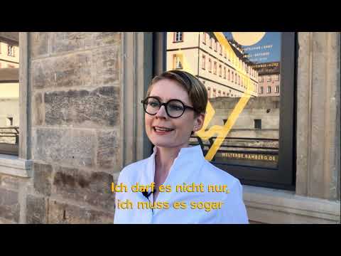 Leben (und Arbeiten) im Welterbe Bamberg - - Video-Interview Patricia Alberth – DE