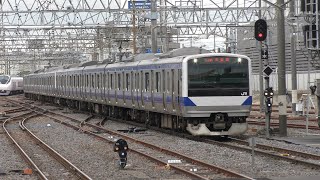 549M E531系 K461+K474編成 水戸駅到着