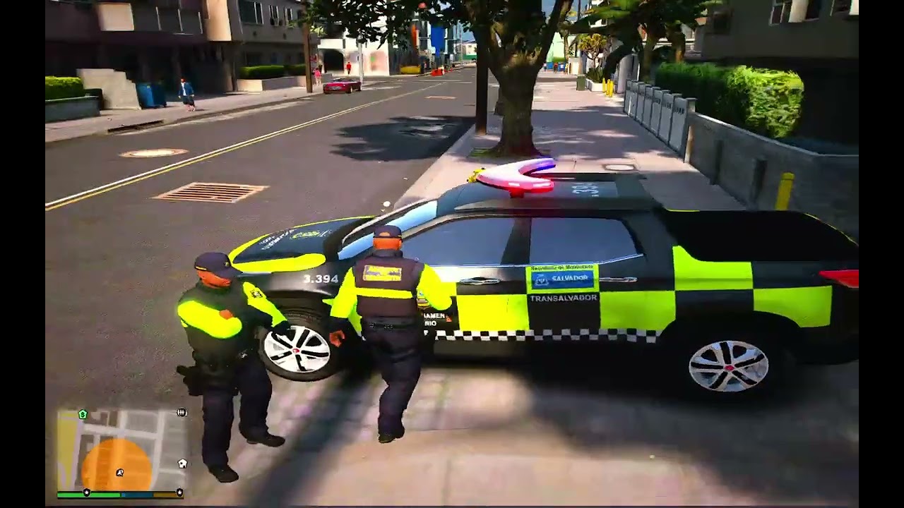 GTA V LSPD APLICANDO VÁRIAS MULTAS COM A TRANSSALVADOR