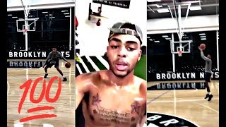 Dangelo Russell Already Working Out For The Nets In Brooklyn Dangelo Russell Training Workout