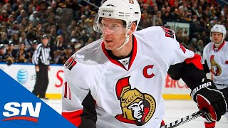 Daniel Alfredsson Hits 1000 Points | This Day In Hockey History