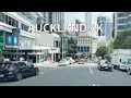 Driving Downtown   Auckland 4K HDR   New Zealand