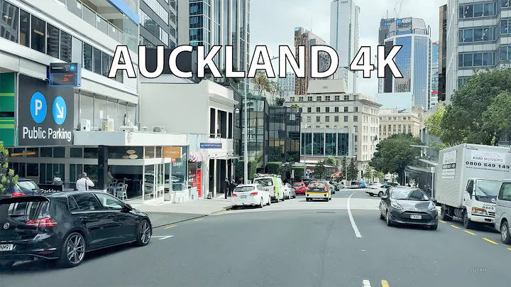 Driving Downtown - Auckland 4K HDR - New Zealand