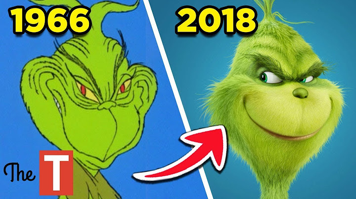 The Evolution Of The Grinch Who Stole Christmas: From 1966 to 2018