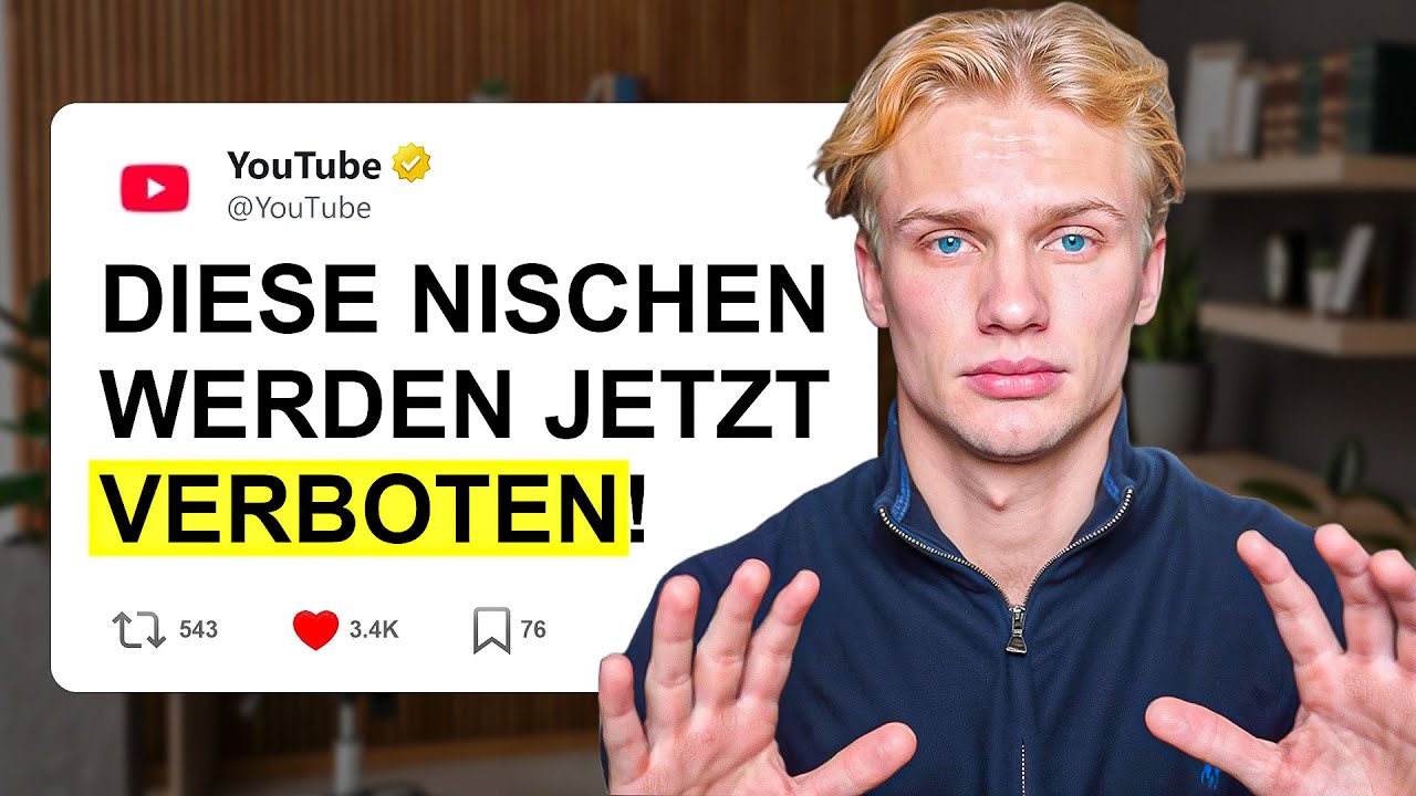 WARNUNG: Diese YouTube-Nischen sind jetzt VERBOTEN