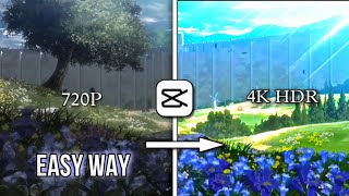 How to convert Normal video quality to 4K Quality in 40 Seconds #attackontitan #edit #capcut #anime screenshot 5