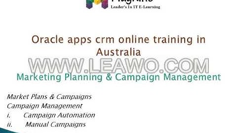Oracle apps crm online training in uk,usa@magnifictraining