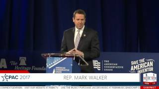 Rep. Mark Walker FULL SPEECH- CPAC 2017