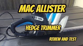 macallister cordless hedge trimmer