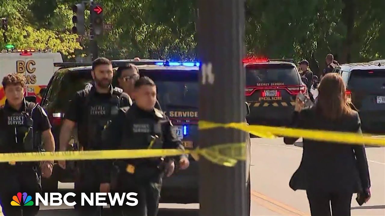 Secret Service shoots armed man who fired at officers near White House