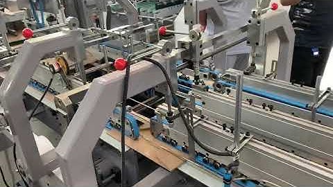 QH-PACK Automatic 4 Corner Carton Box Gluing machine