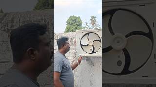 AC Outdoor Fan Blade Replace Kaise Kare? Easy Method😱 #actechnician1m #kamareddy #shots #new #reels