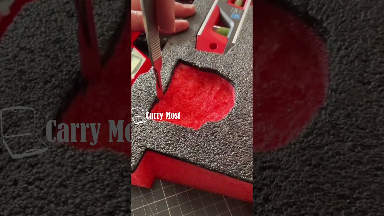 How to Hand Cut or DIY Foam Inserts with Finger Holes for Your Protective Case or Gear #gear #foam