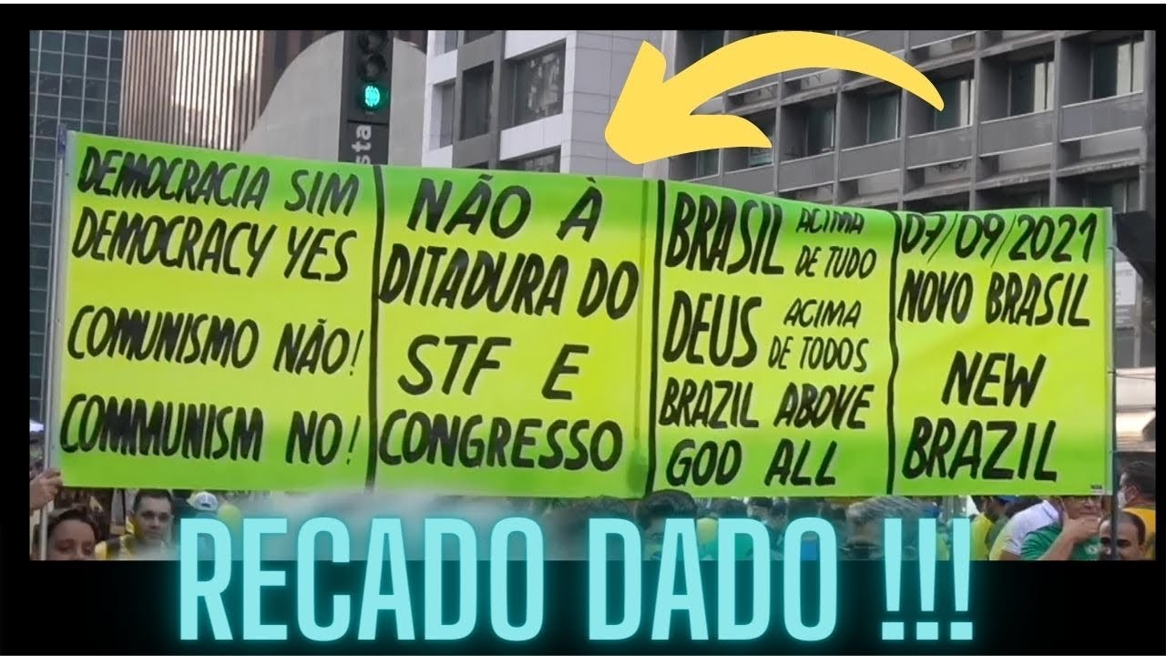 O RECADO DO POVO NA AV. PAULISTA || 7 DE SETEMBRO || WAGNÃO