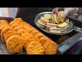 Taro Paste mass production, Fried Taro Pie, Fried Taro Ball / 芋泥大量生產, 炸芋頭餅, 芋泥球 - Taiwanese Food