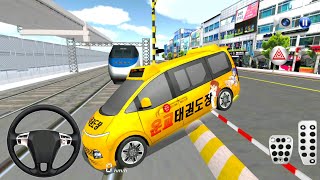 Korea School Drive Simulator 2 - Taxi VAN On Railroad - Android Gameplay #3