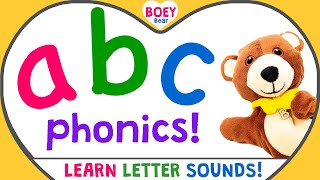 Learn Phonics Letter Sounds (British English) Full A - Z Phonic Sounds Boey Bear