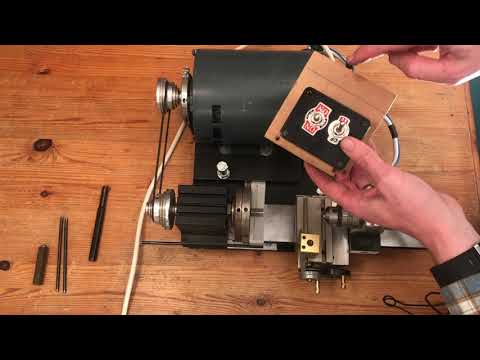 TAIG Lathe Motor Mounting & Test Cut