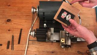 TAIG Lathe Motor Mounting & Test Cut