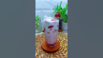 Thumbnail of minuman kekinian - resep minuman milk strawberry