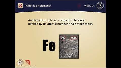 CC Cycle 3 Science Week 14 (Element)