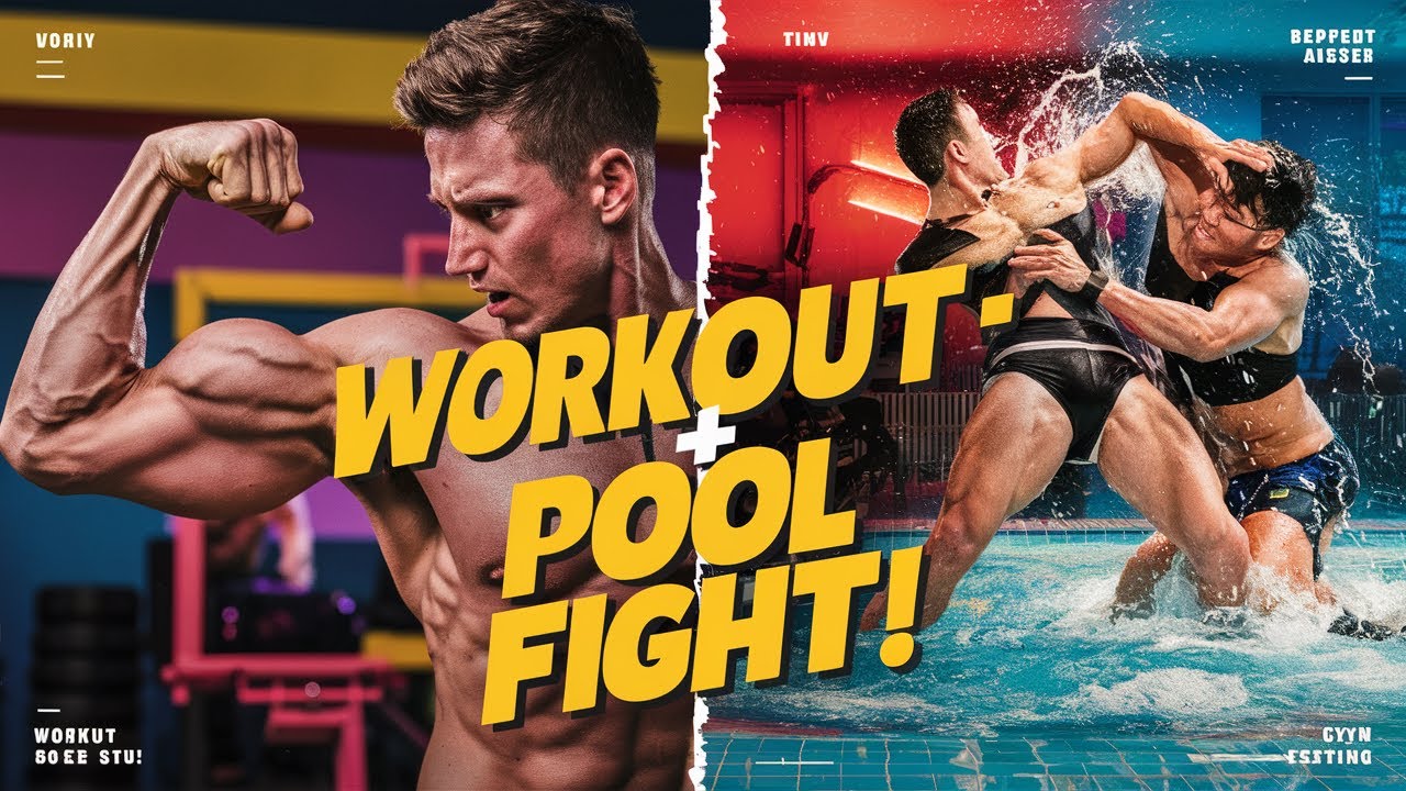 Bicep Workout💪🏻 + Intense Pool Fight🥊 Bhaichara On Top🔥 || Daily Vlogs || Transformation Journey