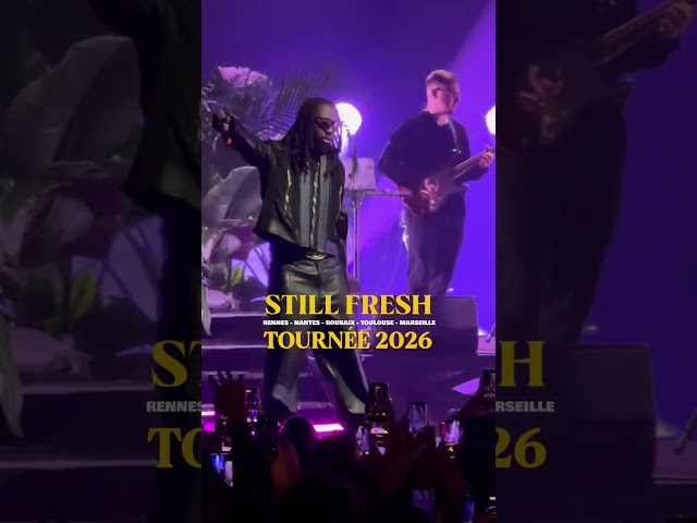 Je vois qui sur la tournée ? 🖤 #stillfresh #concert #tournée