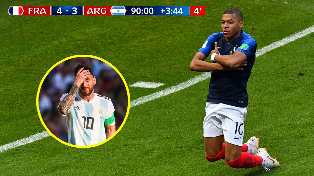 Argentina 3 (4) x (3) 3 França - (Messi x Mbappe) Melhores