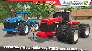 FS25 | Versatile/New Holland/Ford 4WD Tractors - Farming Simulator 25 Mods Review QHD