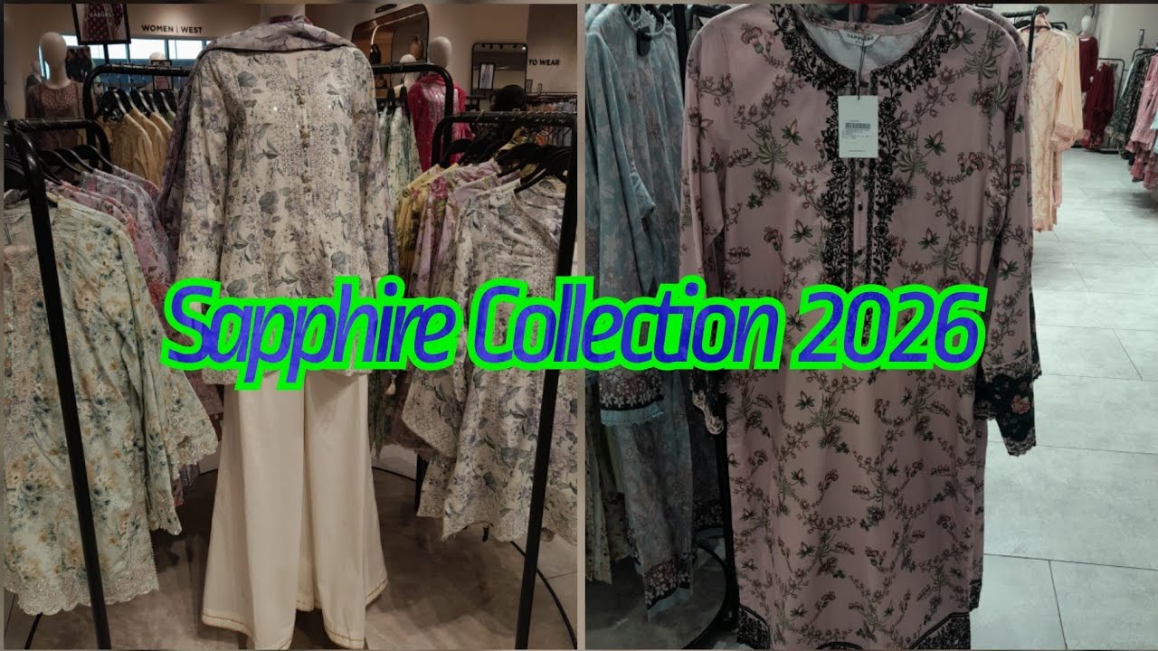 Sapphire collection 2026 💚#eid collection 2026 #madiha