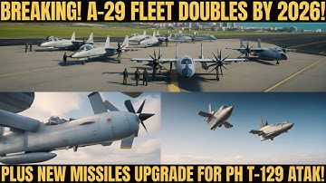 A29 Fleet DOUBLES by 2026 with NEW Missions and Upgraded T129 ATAK Missiles?