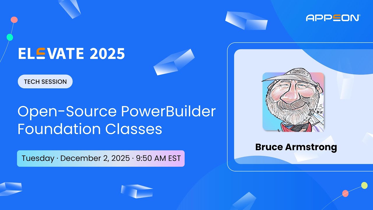 Open-Source PowerBuilder Foundation Classes - YouTube