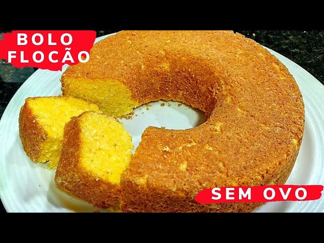 Receita de Bolo sem Ovo - Minhas Receitas