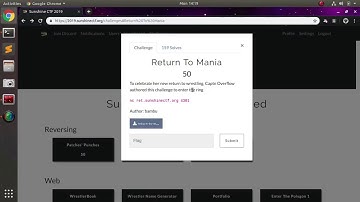 SunshineCTF: Return to Mania | Buffer Overflow; Control flow