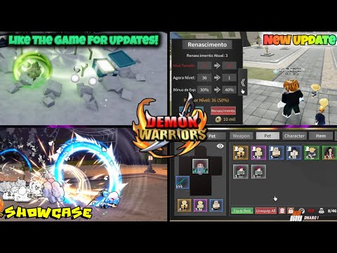 🔥 DEMON WARRIORS GUIA INICIANTE🚨 Noob A Pro Demons Slayer Roblox Pets Mapa Renascimento #roblox