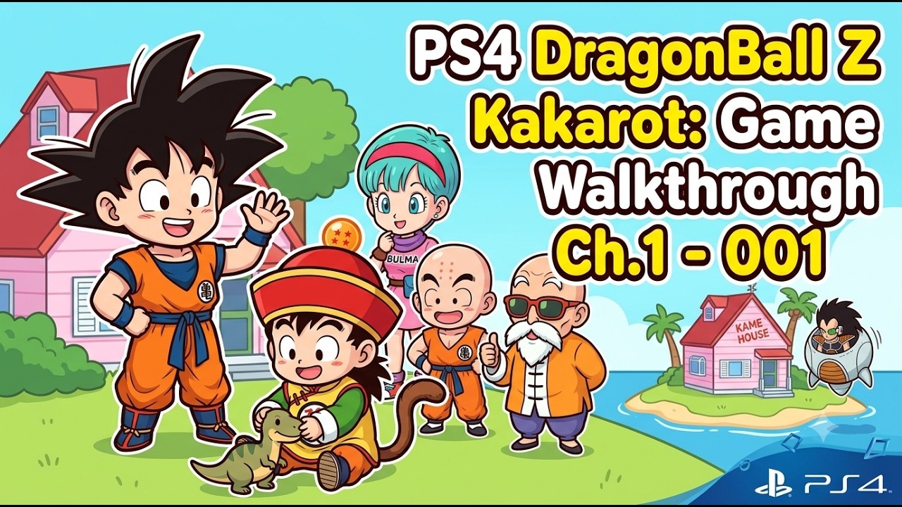 PS4] 🐉 Dragon Ball Z Kakarot Part 1 - Goku & Gohan's Big